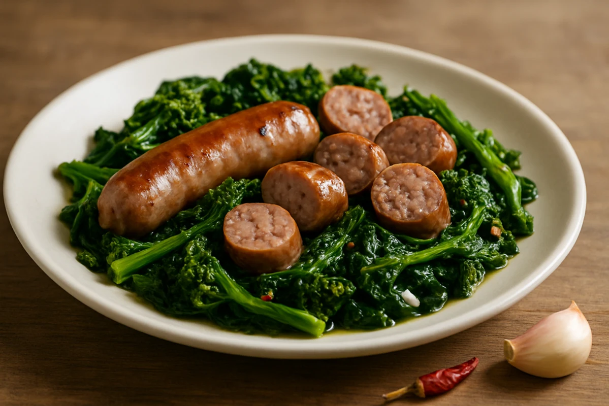 Salsiccia e friarielli: receta, historia y maridaje vino perfecto