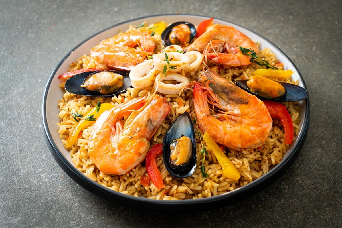 Die besten Weine zu Paella skaldjur: perfektes paella wine pairing