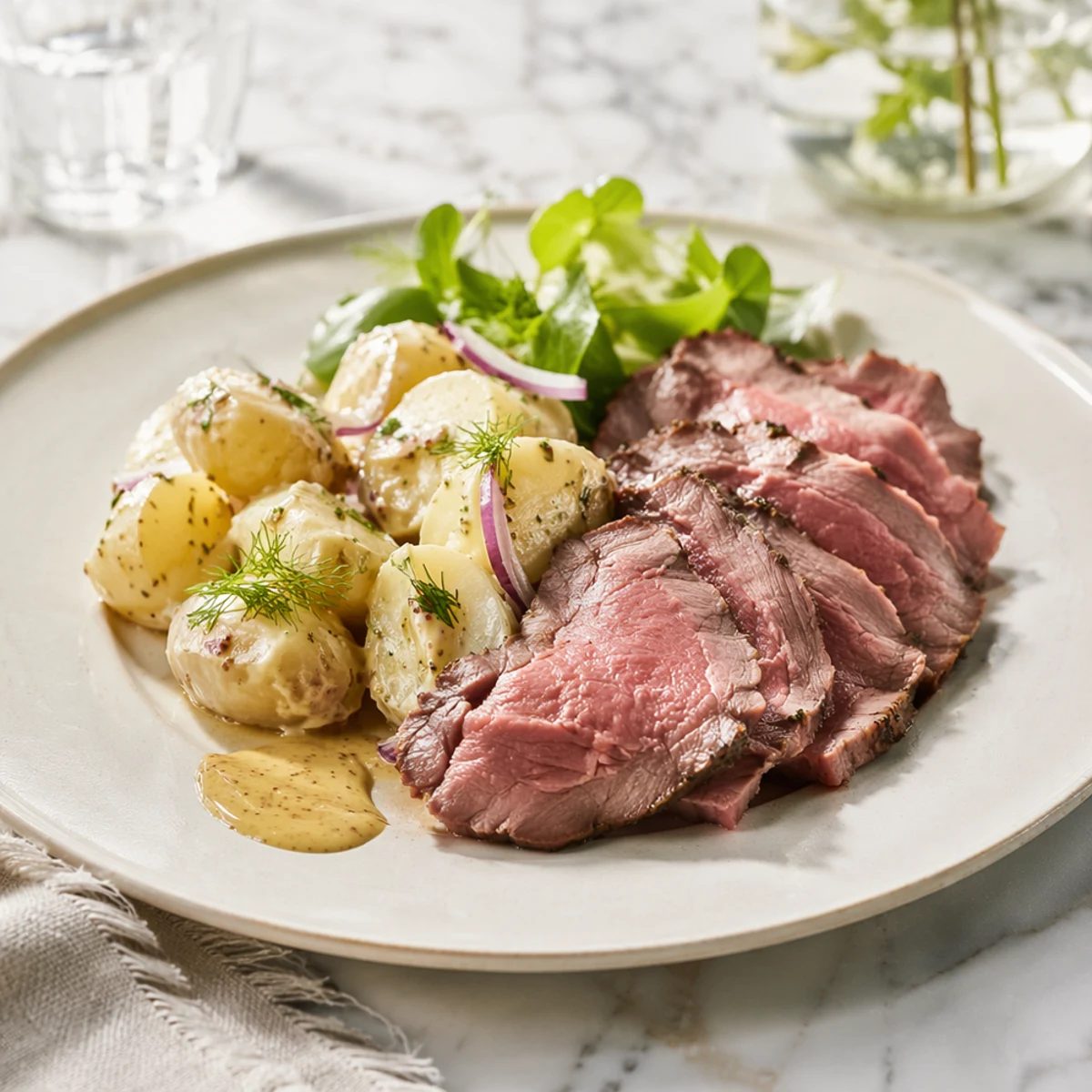 Wein zu Rostbiff mit Potatissallad: Die besten Pairings