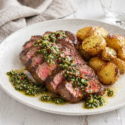 Wein zu Filetto di manzo alla griglia mit Chimichurri