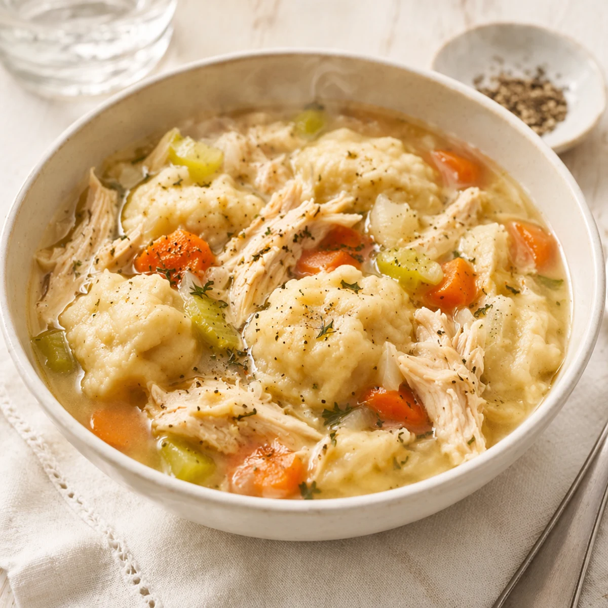 Wijn bij Chicken and Dumplings: de beste wijncombinatie