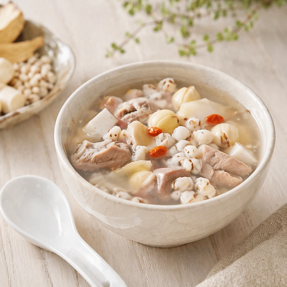 Abbinamento vino e cibo con 四神湯: i migliori vini