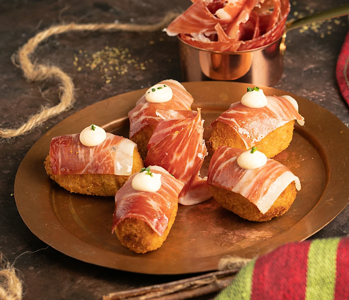 Il miglior abbinamento vino e cibo per Croquetas de Jamón