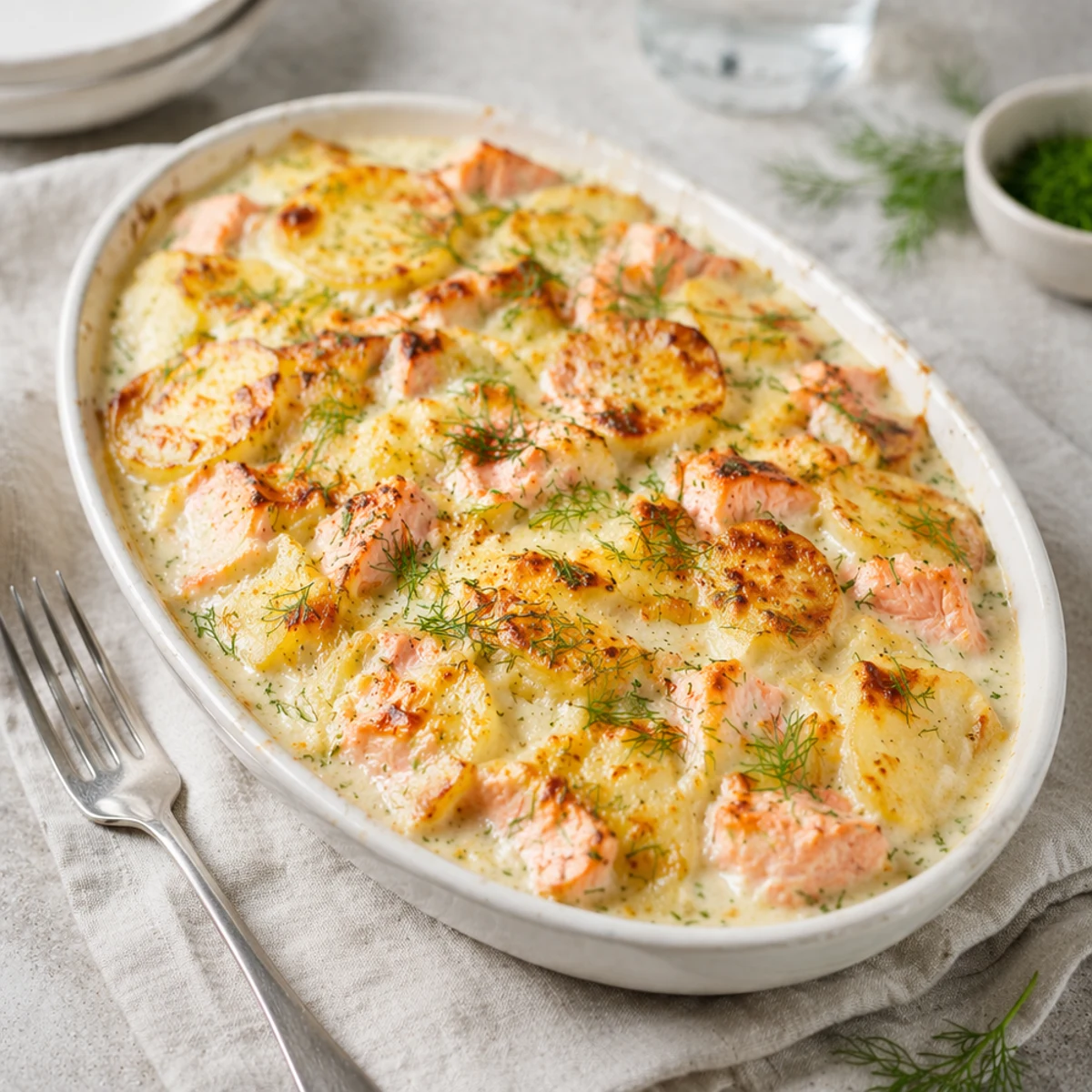 Vin till Zalm met Dille en Aardappelgratin – bästa vinmatchning