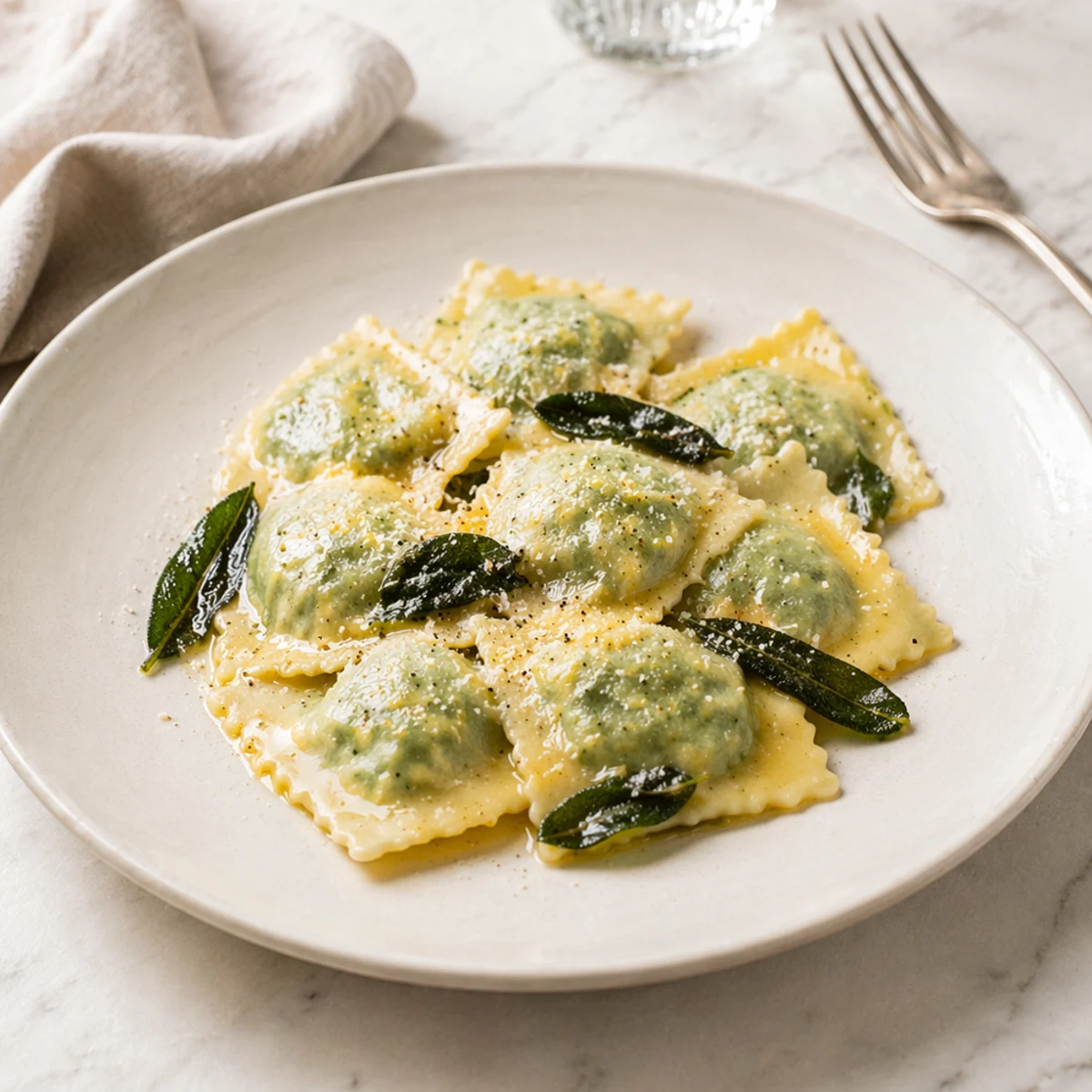 Vinmatchning till Ravioli Ricotta e Spinaci al Burro e Salvia: Recept & Experttips