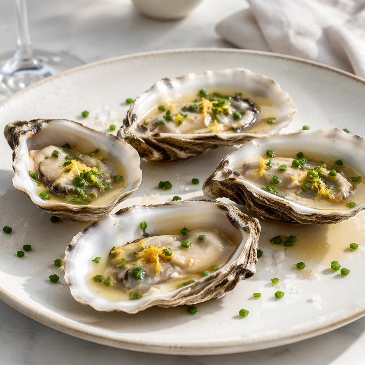 Abbinamento vino e cibo: vino per Zeeuwse oesters met appelcidervinaigrette