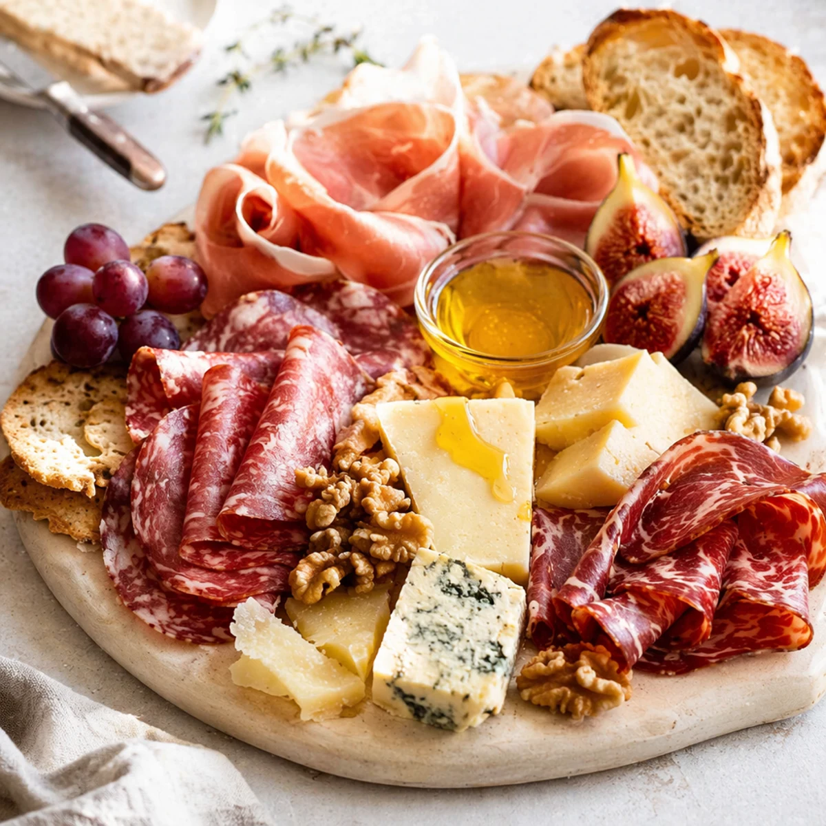 Quel vin avec Tagliere di salumi e formaggi con miel et noix ?