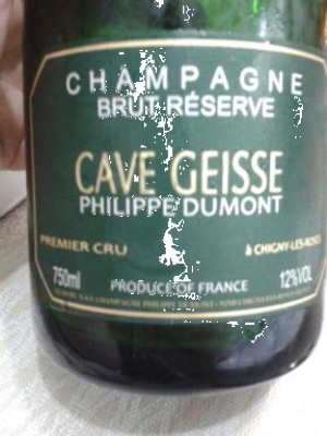 Philippe Dumont Champagne Brut Réserve Premier Cru