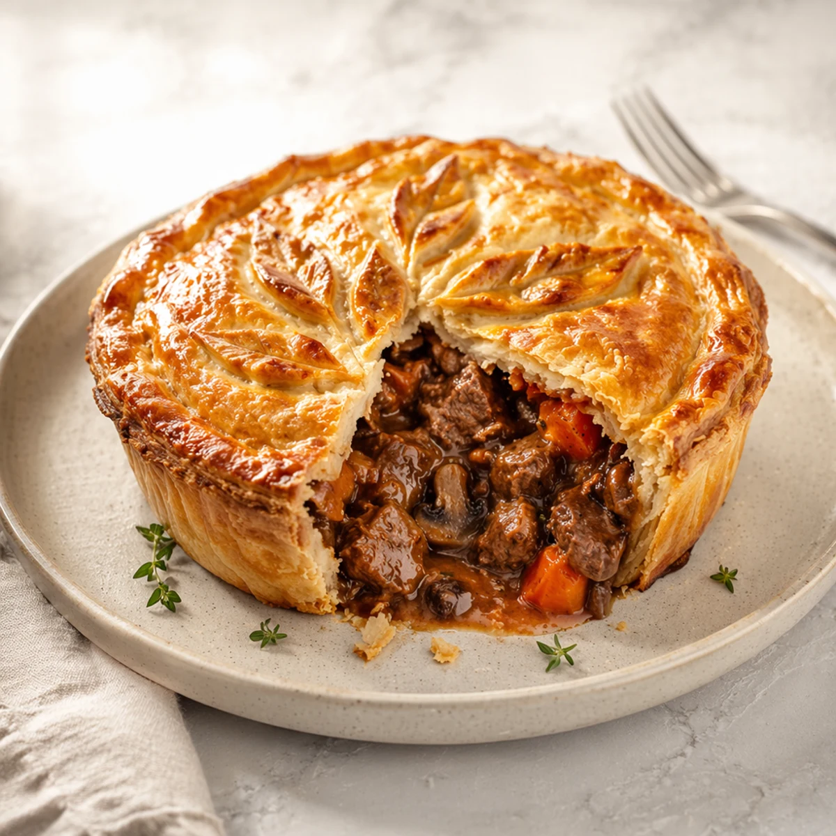 Steak and Ale Pie: Rezept & perfekte Weinempfehlung