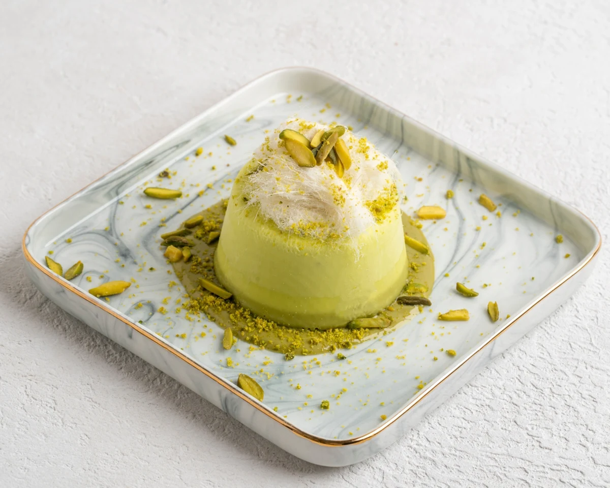 Pistaschpannacotta e abbinamento vino: la ricetta perfetta