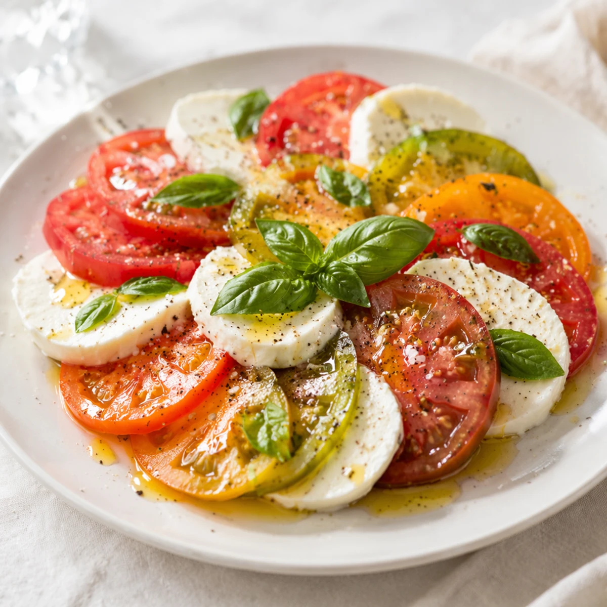 Wijn bij Salade de tomates-mozzarella au basilic et huile d’olive de Provence