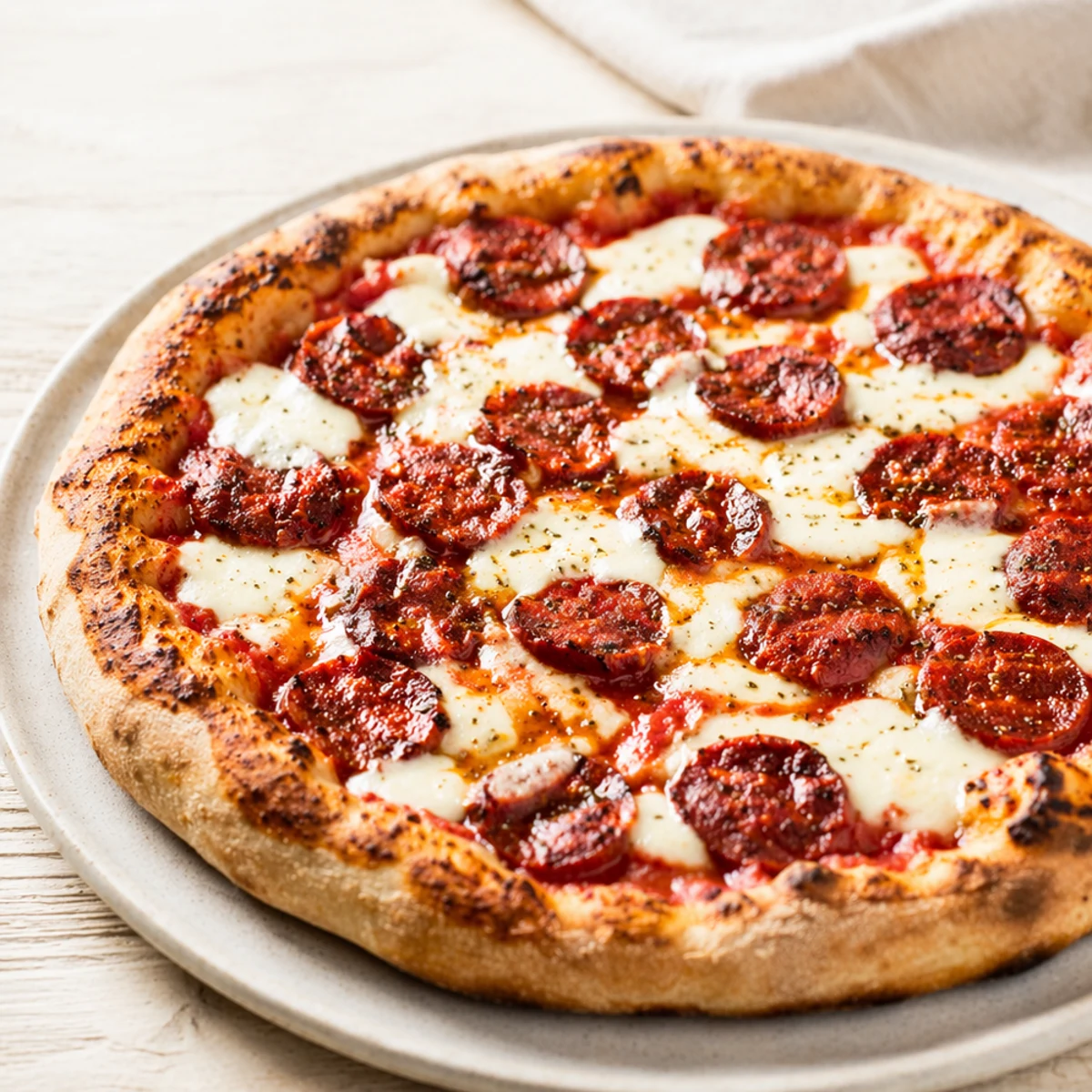 Best Wine Pairing for Pizza with Mozzarella and Chorizo