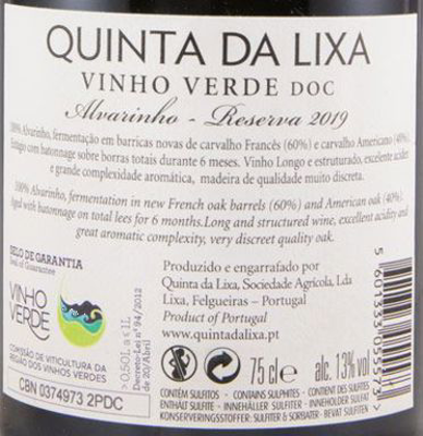 Quinta da Lixa Alvarinho Reserva