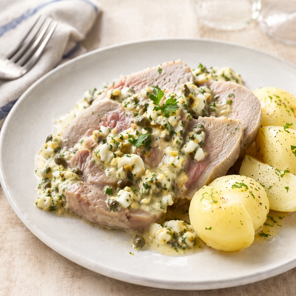 Tête de Veau Sauce Gribiche: Maridaje Vino Perfecto con Vinos Españoles