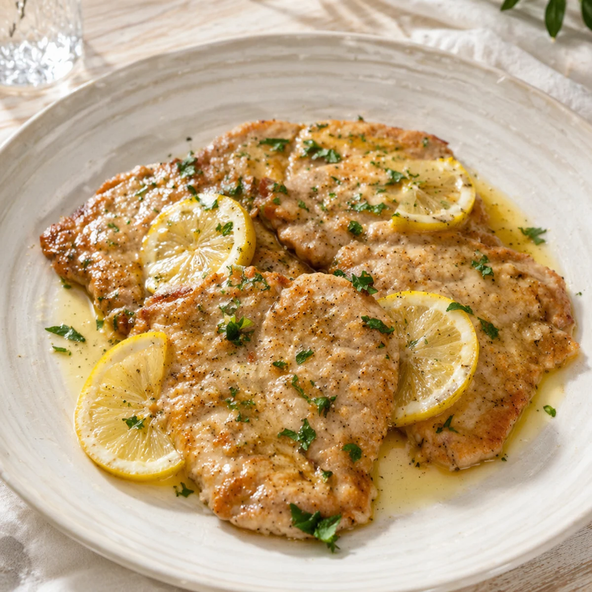 Veal Scaloppine al Limone Recipe: A Bright Italian Classic
