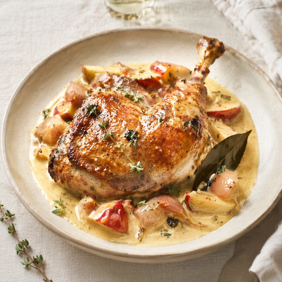 The Best Wine with Poulet Vallée d'Auge