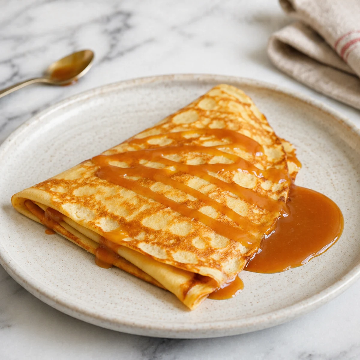 Wijn bij Crêpe au Confiture de Lait et Caramel Beurre Salé