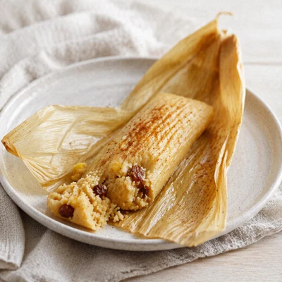 Il miglior vino per Tamal Dulce de Elote con Pasas y Canela