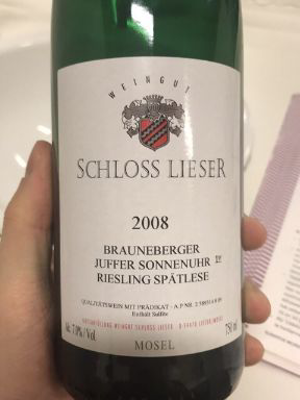 Brauneberger Juffer Sonnenuhr Riesling Spätlese