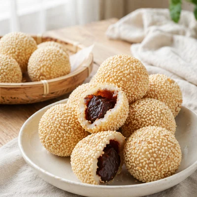 The Best Wine Pairing for Sesame Balls