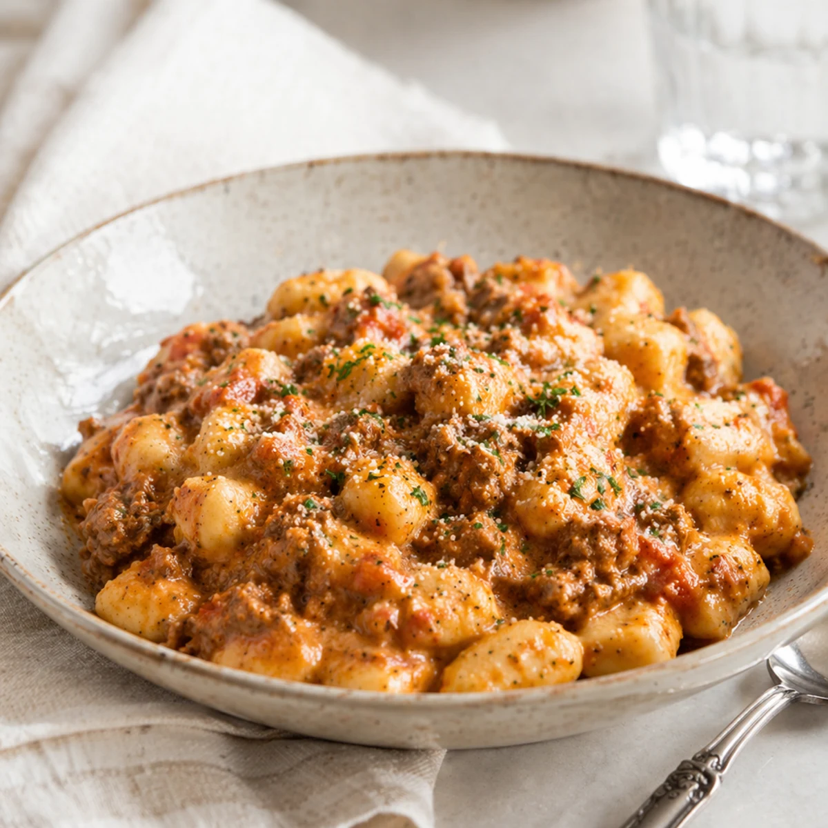 Die beste Weinempfehlung zu Ñoquis con Salsa de Carne y Queso Crema