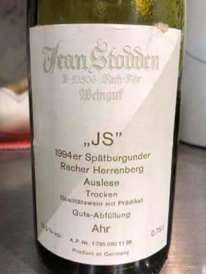 Recher Herrenberg Spätburgunder JS Auslese
