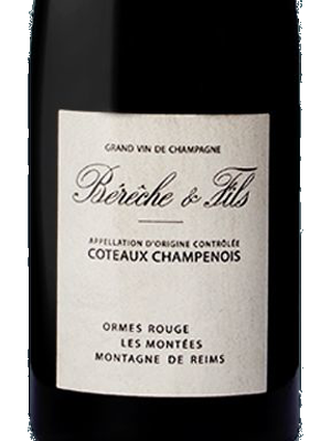 Coteaux Champaneois Les Montées Ormes Rouge