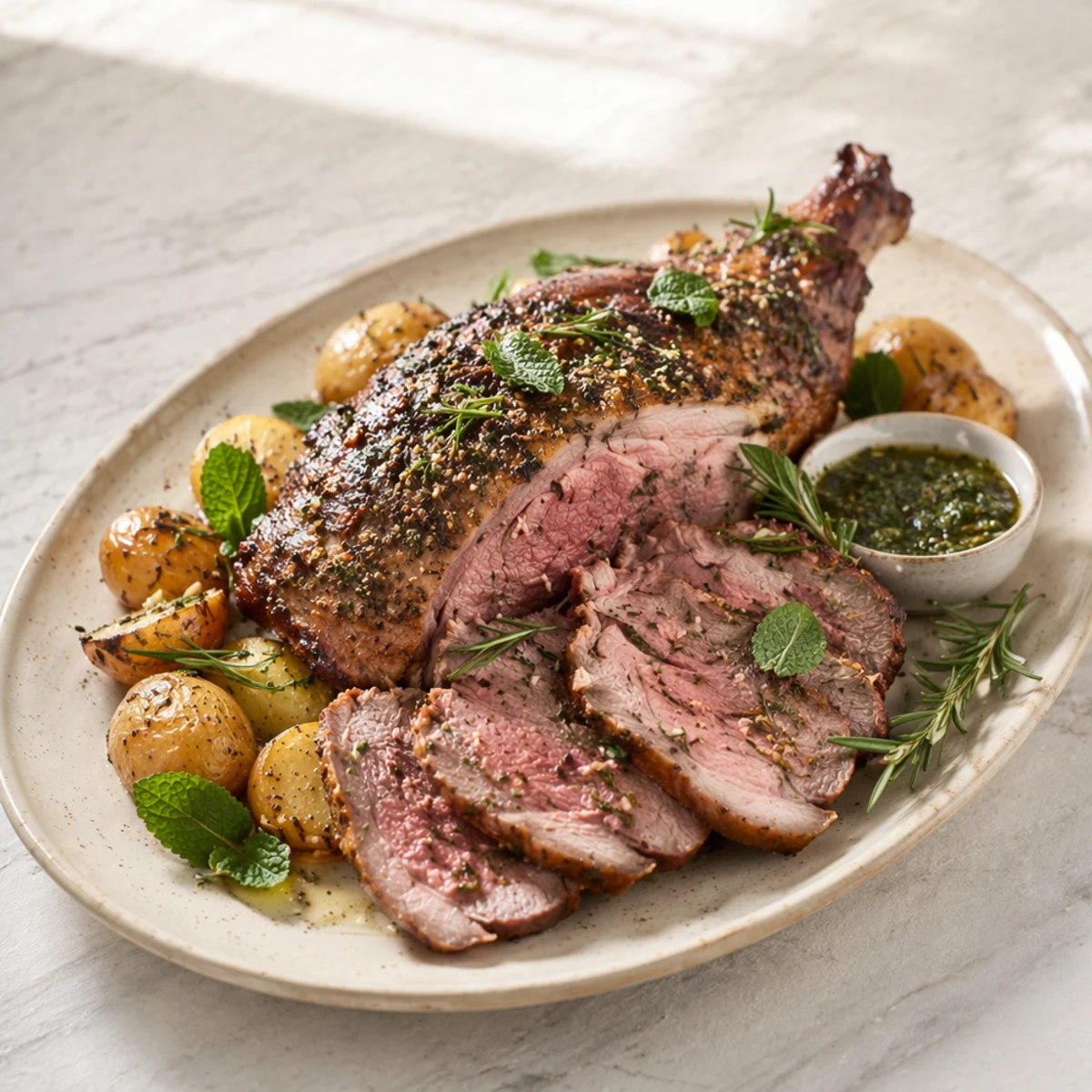 Roast Lamb with Mint Sauce: Ricetta e Abbinamento Vino Perfetto