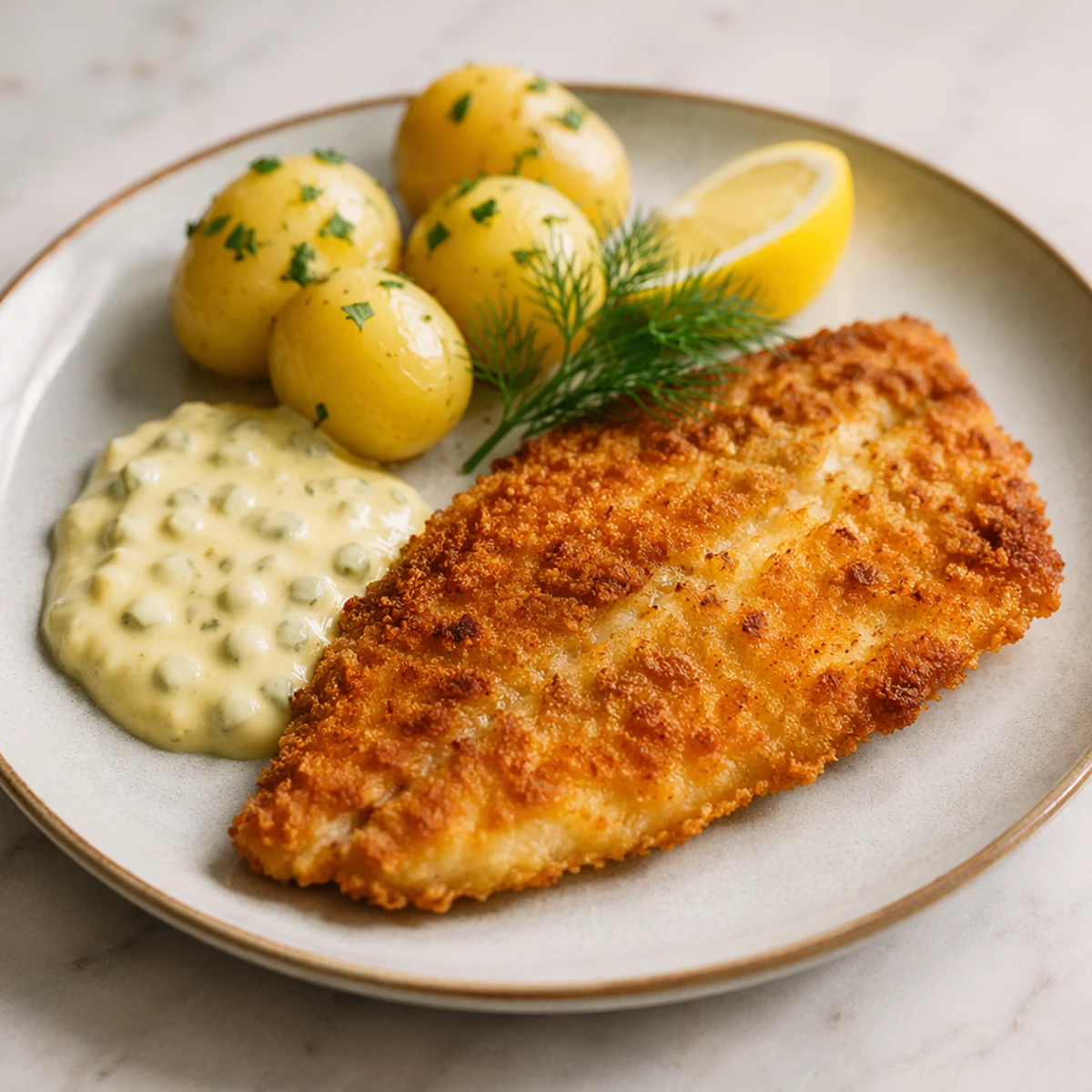 Quel vin avec Panerad Rödspätta med Remouladsås ?