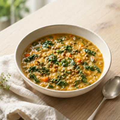 Best Wine Pairing for Lentil Stew with Coconut Milk and Spinach