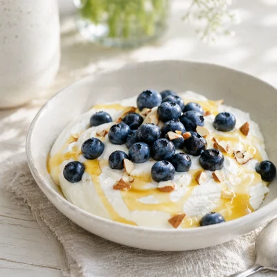 Vinho para Skyr með Bláberjum og Hunangi: harmonização perfeita