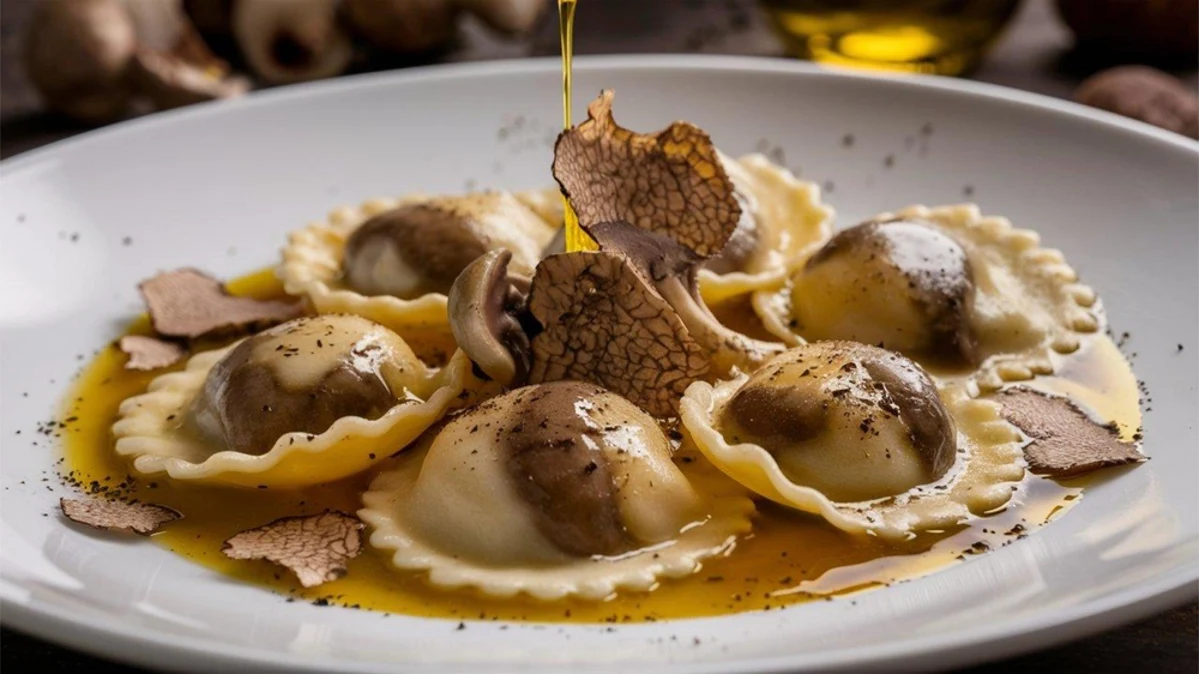 Ravioli ai Funghi e Tartufo: La Ricetta Perfetta e l'Abbinamento Vino