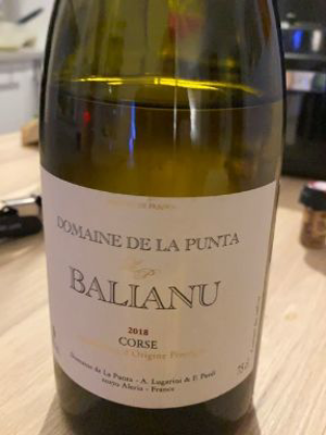 Cuvée Balianu Corse Blanc
