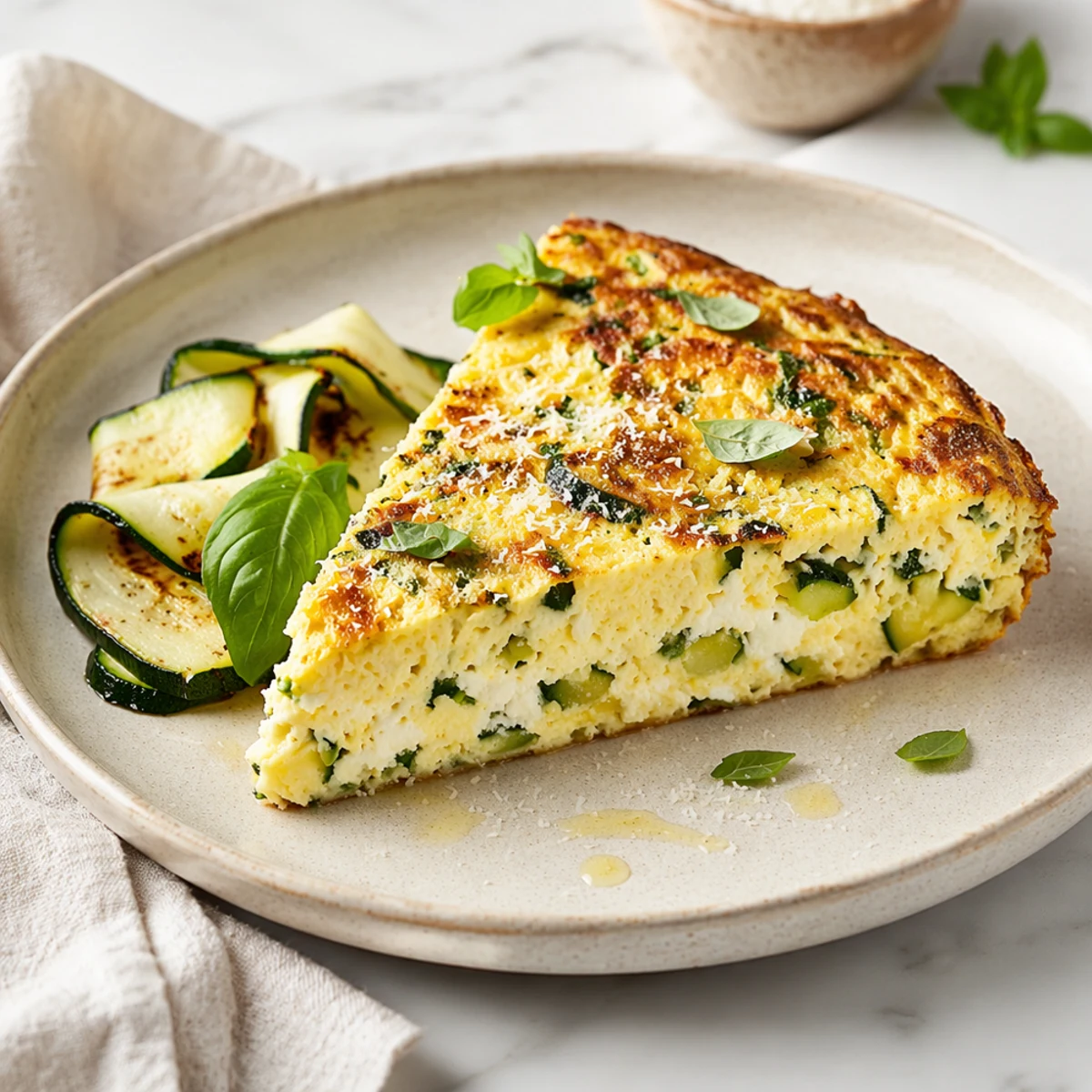 Best Wines for Zucchini Recipes: Zucchini and Ricotta Frittata