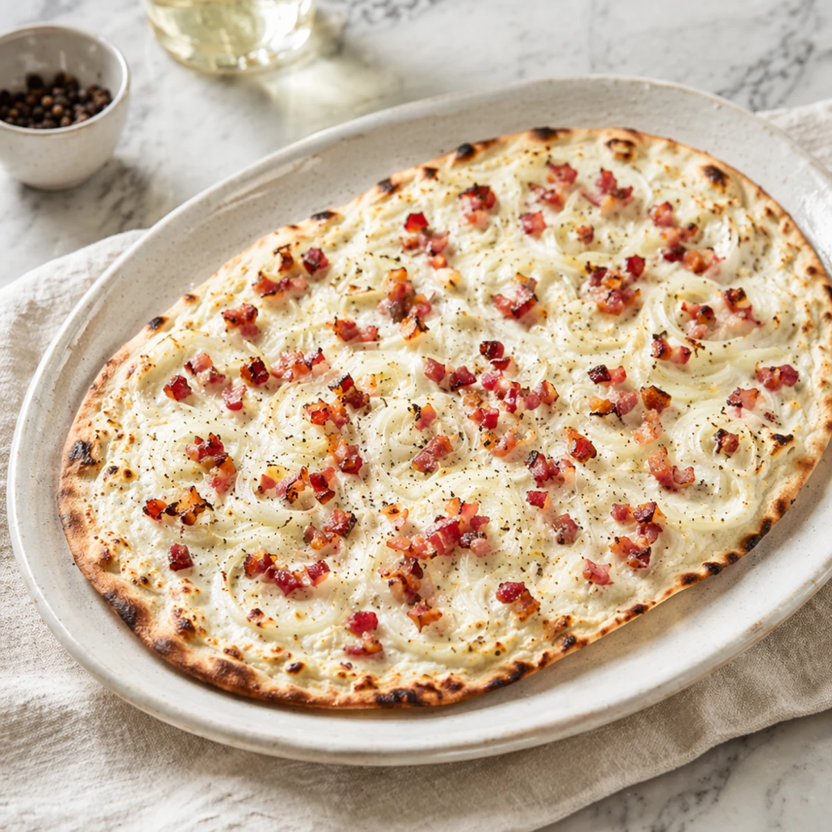 Best Wine with Flammkuchen Alsace Style: Top Pairings