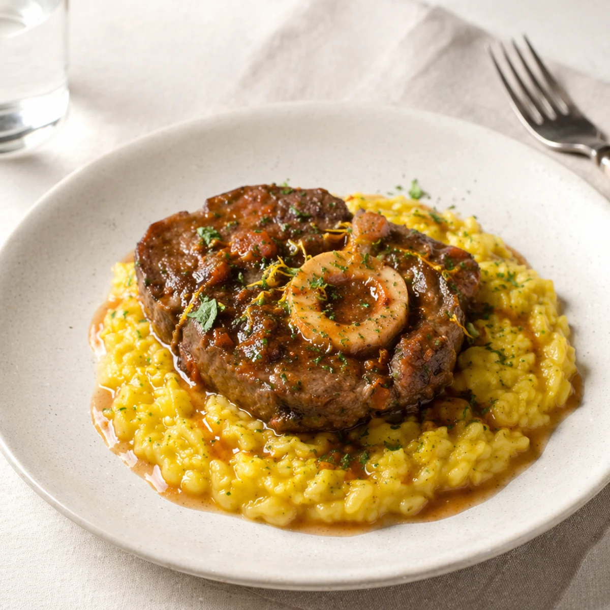 Best Wine with Risotto alla Milanese with Ossobuco