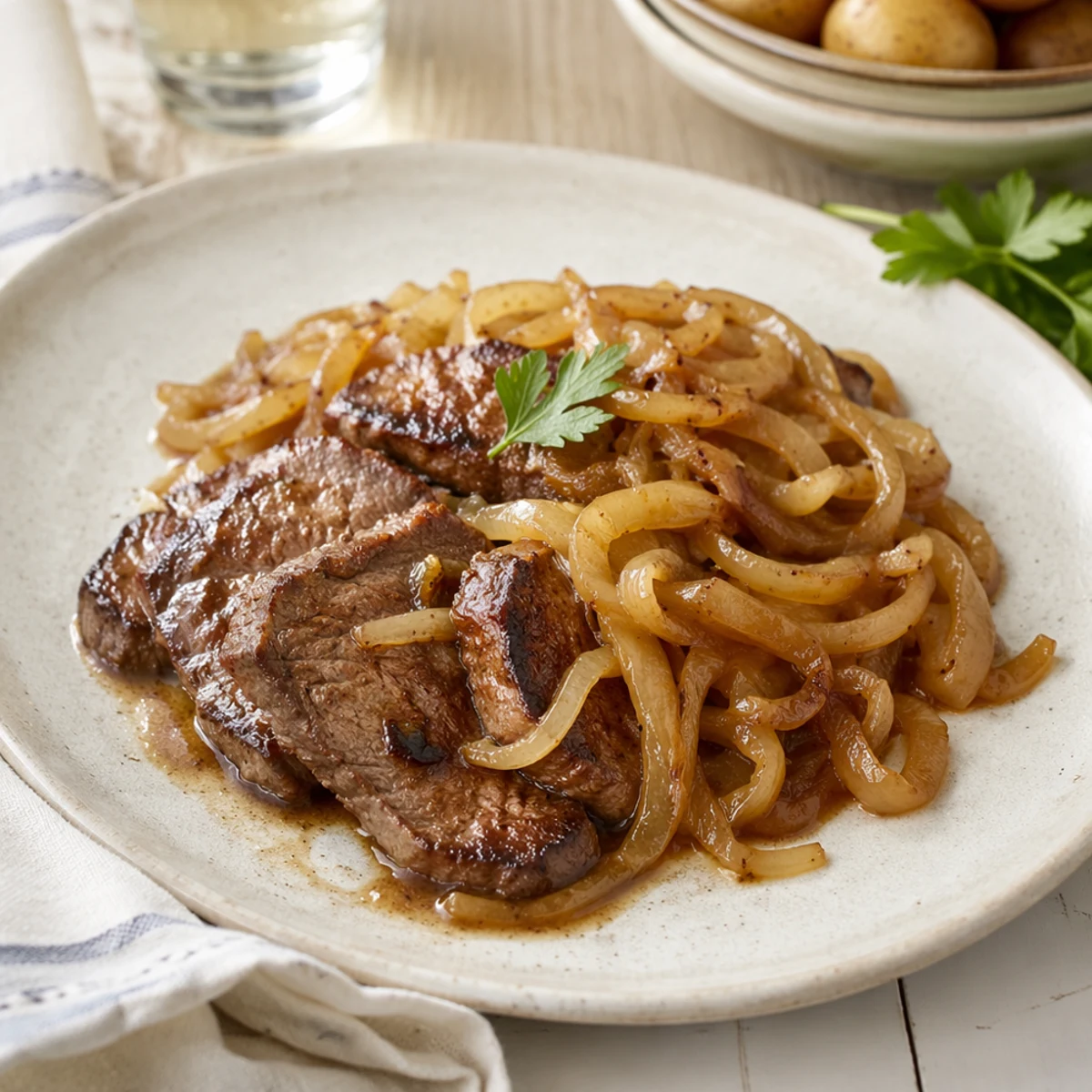 Biff med Lök: Ricetta, Tradizione e Abbinamento Vino e Cibo Perfetto